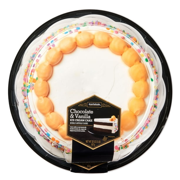Marketside Chocolate & Vanilla Ice Cream Cake, 32 oz Marketside Chocolate & Vanilla Ice Cream Cake, 32 oz