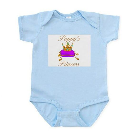 CafePress - Pappys Princess Body Suit - Baby Light Bodysuit, Size Newborn - 24 Months