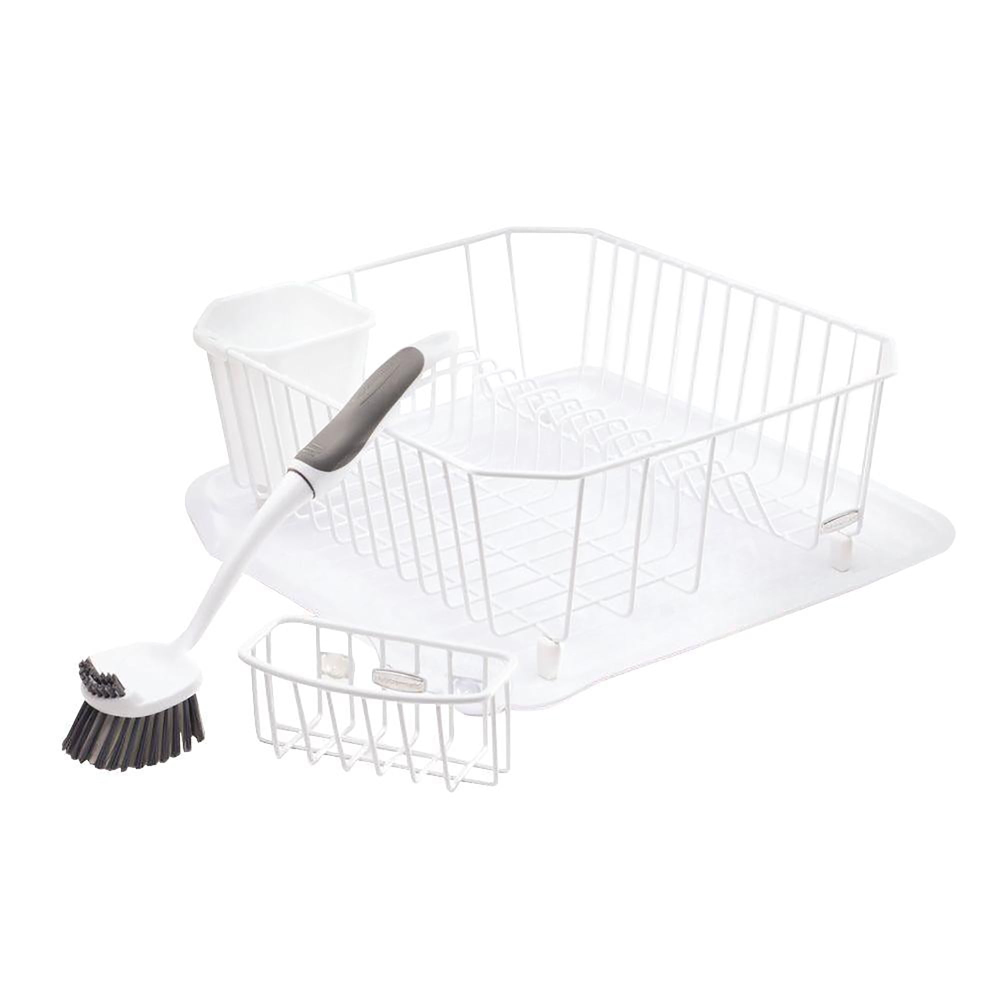 Rubbermaid, Sink Set with Microban, Antimicrobial, White 