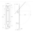thumbnail image 2 of Deltana EP6125U15 Edge Pull Heavy Duty; 6-1/4"; Satin Nickel Finish, 2 of 2
