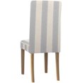 thumbnail image 4 of ABPHQTO Funda protectora para silla con rayas geométricas, funda protectora para asiento para comedor, Hotel, boda, fiesta, juego de 4, 4 of 4