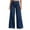 Dark Blue A1, variant on Lodgix 2025 Wide Leg Jeans for Women Trendy High Waist Straight Leg Baggy Jeans Stretchy Denim Pants Trouser Jeans Dark Blue XL