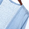 thumbnail image 4 of Pitauce Womens Open Front Sheer Shrug Cardigan Summer Casual 3/4 Sleeve Cropped Cardigan Lightweight Tie Front Cover Ups, 4 of 5