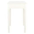 thumbnail image 4 of SAFAVIEH Arina Solid Retro 1 Drawer Writing Desk, Distressed White, 4 of 15