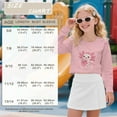thumbnail image 3 of Xoenoiee Christmas Axolotl Heart Cherry Blossom Print Girls Crop Top Sweatshirt Xmas Long Sleeve Pullover Tops Teen Girl Casual Round Neck Fall Winter Sweater, 9-10 Years, 3 of 7