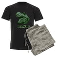 thumbnail image 6 of CafePress - T Rex RAWR Men's Dark Pajamas - Men's Dark Loose Fit Cotton Pajama Set, 6 of 7