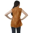 thumbnail image 4 of Moomaya Printed Mandarin Collar Tunic Sleeveless Casual Tank Top Summer Wear, 4 of 6