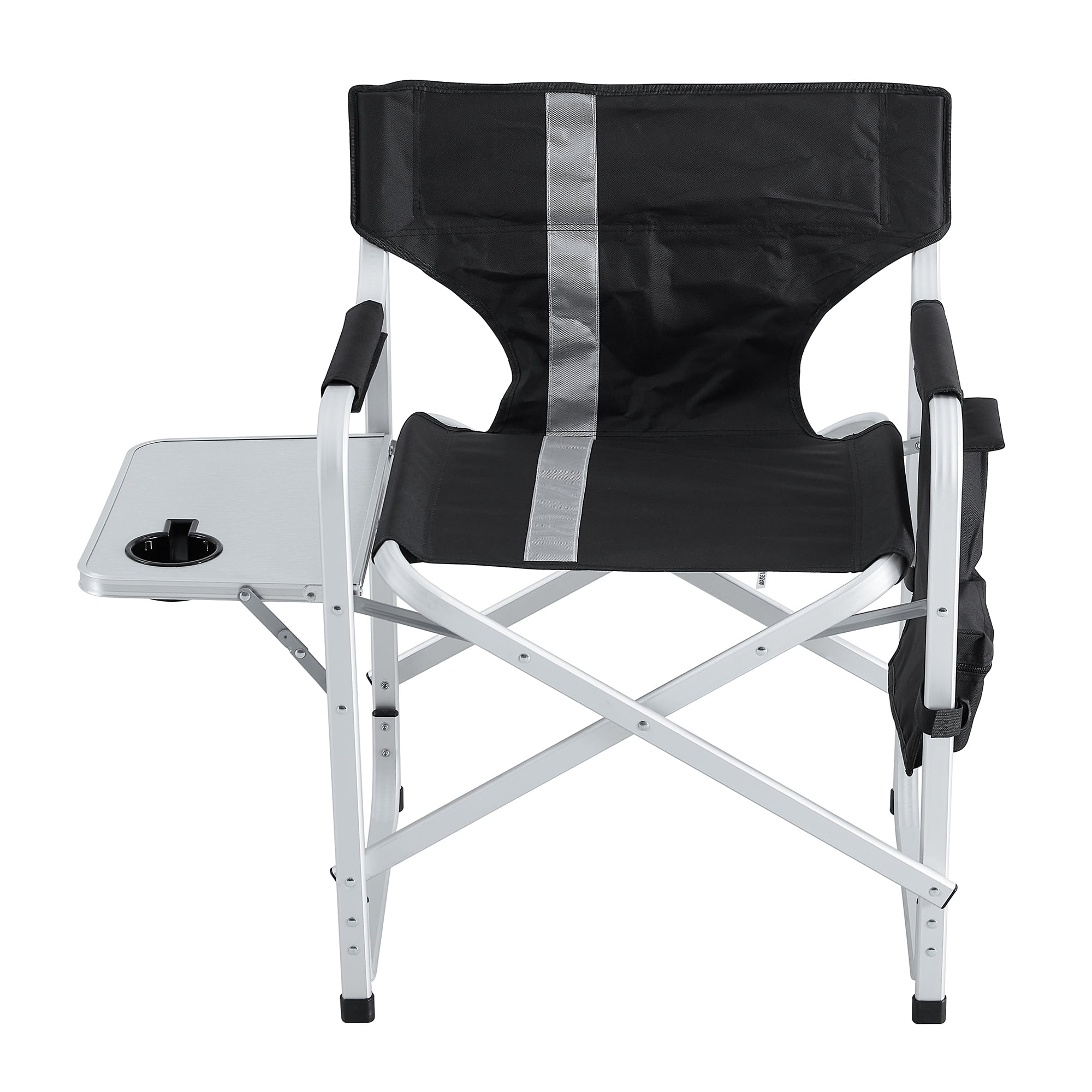 Nextradero 1 Piece Folding Outdoor Chair with Storage Pockets and Side
