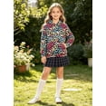 thumbnail image 4 of Lanbubble Tween Girls Pullover Hoodies Kids Leopard Graphic Sweatshirts with Kangaroo Pockets 4-14 Years, 4 of 10