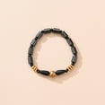 thumbnail image 6 of Teissuly Popular Golden Volcanic Stone Black Magnet Bracelet Bracelet, 6 of 8