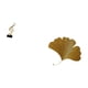 thumbnail image 5 of Centro de mesa de resina con diseño de nota musical y ginkgo armónico, escultura artística con diseño abstracto de hojas, ideal para la decoración del, 5 of 8