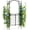 Black, variant on EastVita 8FT Garden Arch Arbor with Gate Black for Vines Flowers Roses Outdoor Decor