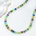 thumbnail image 2 of Rainbow Natural Stone Dopamine Beaded Necklace For Women, 2 of 2