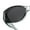 Grey-Black Lens, variant on Fit Over Wrap Around Sunglasses Polarized Wear Over Eyeglasses 100% UV Protection for Men and Women