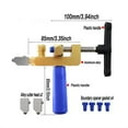 thumbnail image 5 of Glass Tile Cutter, Glass Tile Cutter Tool Kit with 2 in1 Handheld Hard Alloy Tile Opener, Blades, Pads, Professional Ceramic Glass Breaking Pliers Set for DIY Home Glass & Tile Cutter, 5 of 5