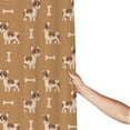 thumbnail image 3 of Shower Curtain, Cute Dog Puppy Waterproof Fabric Plastic Shower Curtain, Drying Fast Bathroom Curtain with 9 Buttonholes, Ruffle Shower Curtain 60x72in, 3 of 8