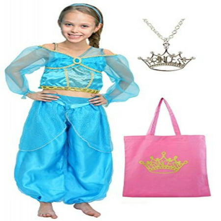 Little Pretends Bundle - Arabian princess dress-up set - 3 pieces (Medium (5-6yrs))