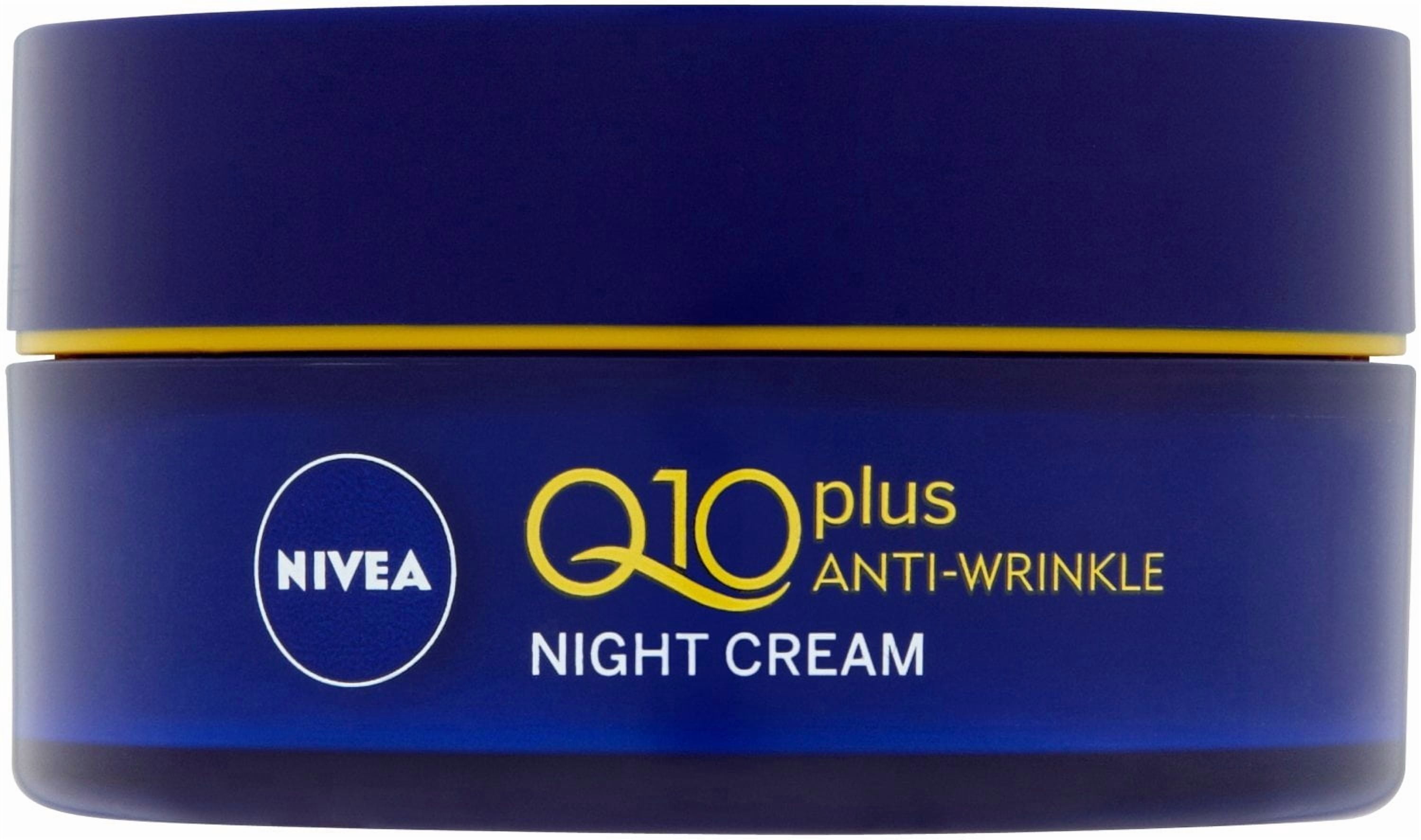 Nivea Q10 Plus Anti-Wrinkle Face Night Cream, 50 ml, Pack of 3