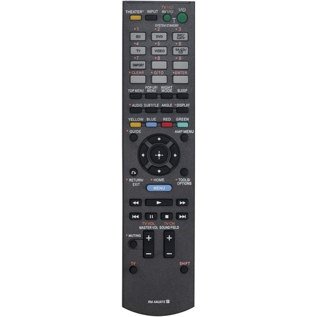 Control Remoto RM-AAU072 Compatible con Cine en Casa HT-CT150 HT-CT150HP HT-SS370 HT-SF470 Infrarrojo