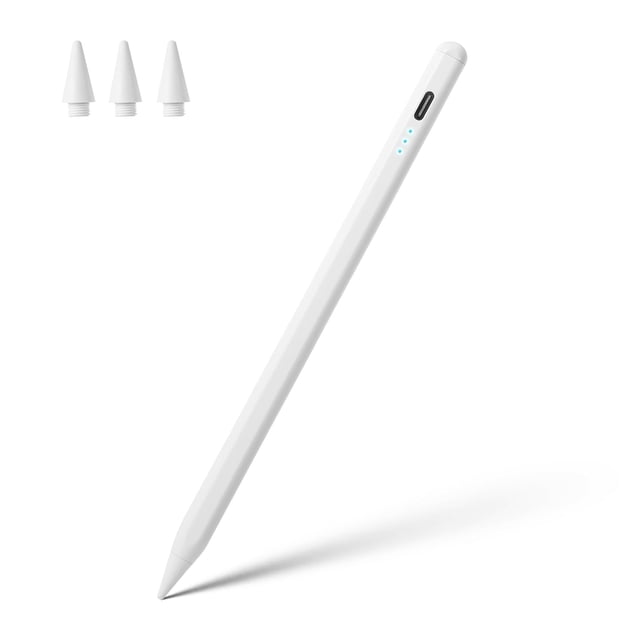 Lápiz Stylus Waiktyne para iPad A16 Pro Air Mini Blanco