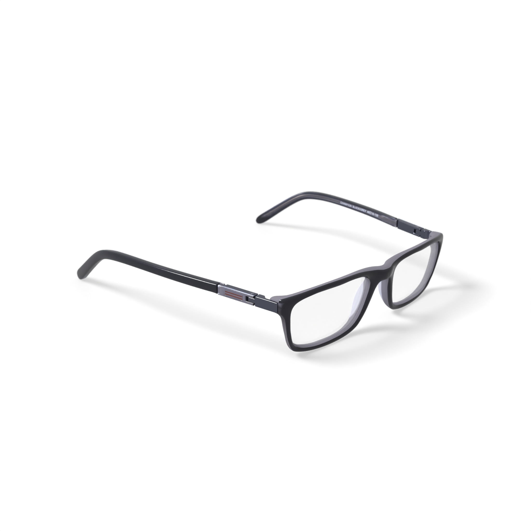 Adolfo Youth Champion Square Prescription Eyeglasses with Case, Black