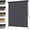 Blue Grey, variant on 6'(W) x8'(H) Light Grey Outdoor Roller Shade - Cordless Exterior Roll Up Sun Shade for Patio, Pergola, Front Porch, Gazebo - Outdoor Blinds Screens for Patio
