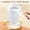 B, variant on Strainer with Handle,Reusable Mesh Strainer for Kitchen,Strainers Fine Mesh,Detachable Colander for Easy Cleaning for Fruit Pulp Yogurt, Strainer with Steel