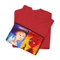 thumbnail image 3 of Think Devil Angel TV Skateboard 90s 00s Classic Retro T Shirt Print - Red / L, 3 of 5