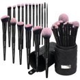 thumbnail image 1 of Set de brochas de maquillaje Bueart Design Pro Deluxe de 18 piezas con soporte, 1 of 6