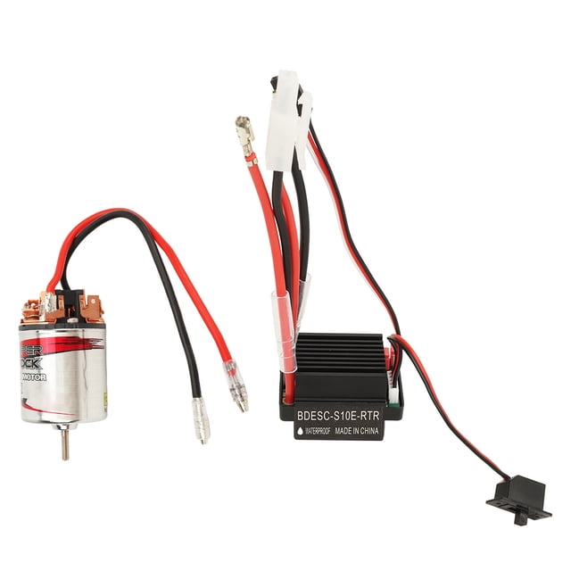 540 Brushed Motor, Low Heat 320A Brushed ESC Set, Efficient Conversion Brushed Motor ESC Replacement for RC Car