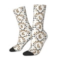 thumbnail image 1 of Fotbe Retro Bunny Calcetas Largas con Estampado para Hombre y Mujer – Calcetas de Compresión Transpirables y Elásticas, Viajar y Uso Diario Talla 5-11, 1 of 6