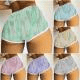 thumbnail image 5 of Dvprdro Women Summer Hot Shorts Printed Gradient Elastic Waist Casual Athletic Gym Beach Shorts, 5 of 5