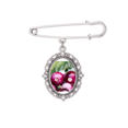 thumbnail image 1 of Broche d'Oignon Vageable Tempérée Fraîche Pince à Châle pour Chemise, 1 of 3