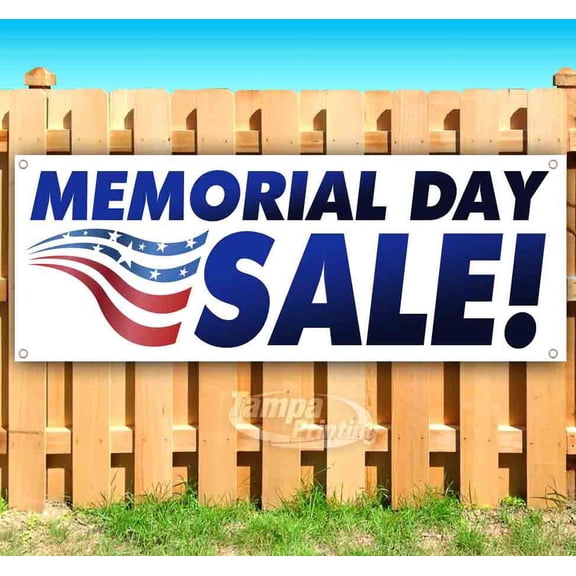 Memorial Day Sale! 13 oz Vinyl Banner With Metal Grommets