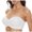 White, variant on Low Back Bras for Women New Women's Solid Color Detachable Sling Beautiful Back Ventilate Strapless Type F Cup Bra Beige 34/75F