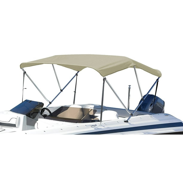 3 Bow Bimini Boat Top with Hardware 72"Lx73"78"Wx46"H