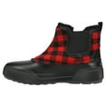 thumbnail image 3 of Easy Spirit Womens Icicles Plaid Round Toe Pull On Chelsea  Ankle Boots, 3 of 5