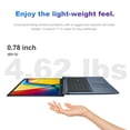 thumbnail image 3 of ASUS Vivobook 17.3" FHD Daily Laptop, Intel Pentium Gold 8505, 8GB RAM, 512GB SSD, Wi-Fi, Webcam, Bluetooth, Numeric Keypad, HDMI, Windows 11 Home, Quiet Blue, 3 of 5