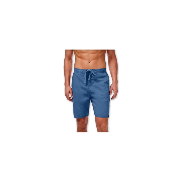 Weatherproof Mens Vintage Swim Bottom Board Shorts, Blue, Small