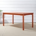 thumbnail image 1 of Malibu Outdoor Patio Wood Rectangular Dining Table, 1 of 4