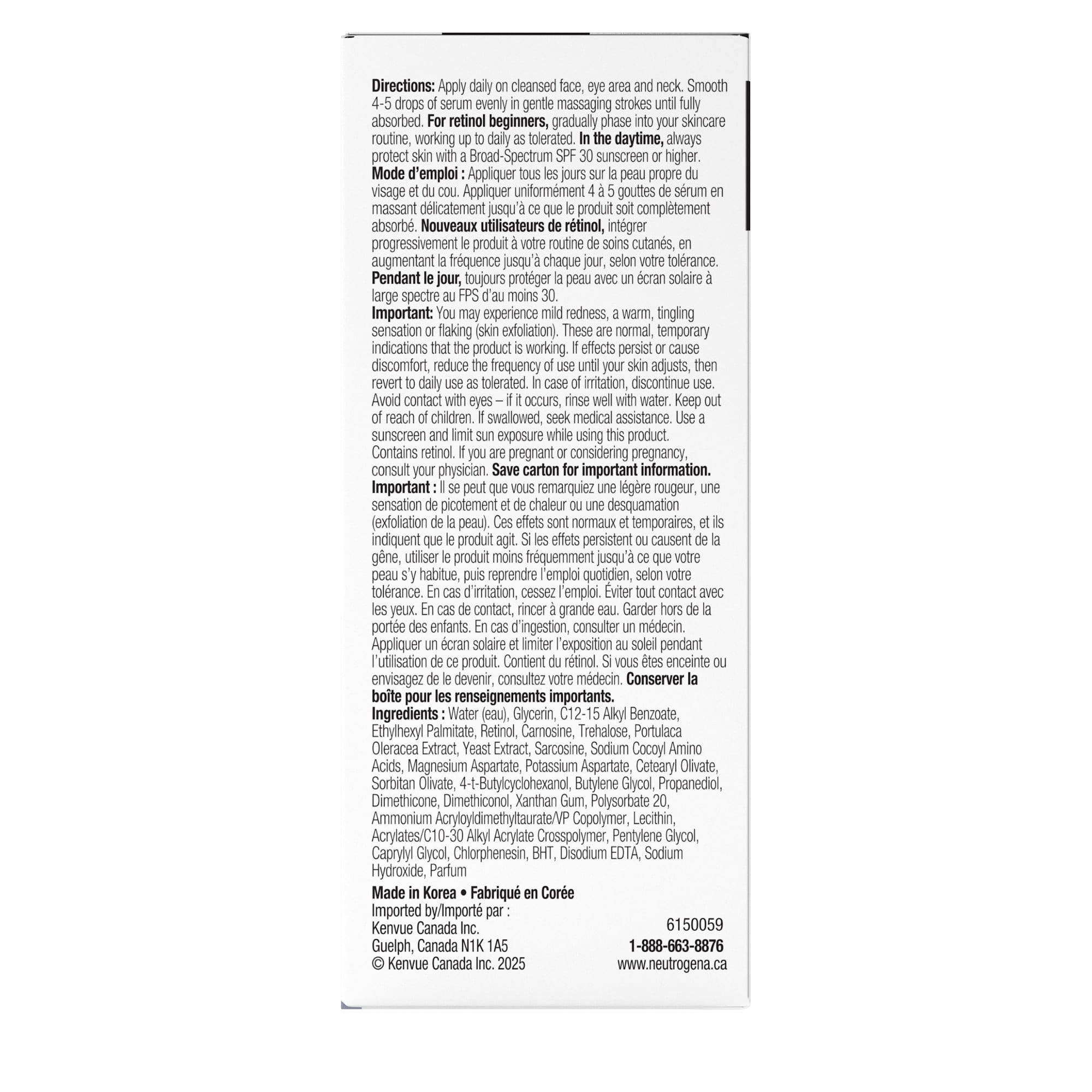 Neutrogena Rapid Wrinkle Repair Serum 29ml