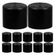thumbnail image 1 of 20 protectores redondos antideslizantes para patas de silla, de PVC, para suelos de madera, 22 mm, color negro, 1 of 8