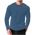 thumbnail image 5 of Color Su Propio Pijamas Suelto Casual Color Sólido Camiseta de Manga Larga Moda para Hombre Pijama para Uso Diario Y Al Aire Libre, 5 of 5