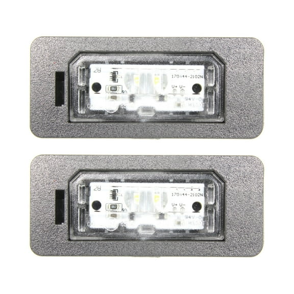 KarParts360 For BMW 428i/430i/435i/440i 2014-2020 License Plate Lights Driver and Passenger Side | Pair | Rear | CAPA | With Bulb(s) | Plastic | Replacement For BM2870102, BM2870102C | 63267193293