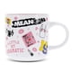 thumbnail image 1 of Taza plateada con iconos de Buffalo Mean Girls, apilable, 380 ml, 1 of 9