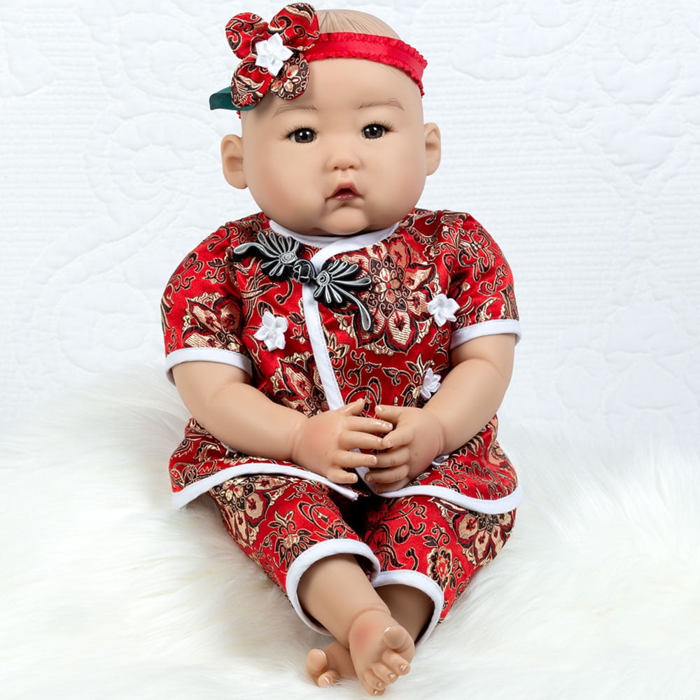 Paradise Galleries Asian Real Life Baby Doll Mei. Reborn Baby Girl