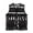 D204/Black, variant on Afdoent Mens Lightweight Vest Casual Sleeveless Top Outdoor Summer Fashion Sleeveless Mesh Vest Vacation Streetwear