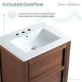 thumbnail image 7 of Swiss Madison Sm-Bv371-3 Nadar 24" Free Standing Single Basin Vanity Set - Brown Oak /, 7 of 7