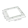 thumbnail image 2 of Dayesque 4pcs Metal Square Wreath Frames Wire Form Hangers for Crafts Holiday Floral Arrangements Weddings Party Decorations, 2 of 9