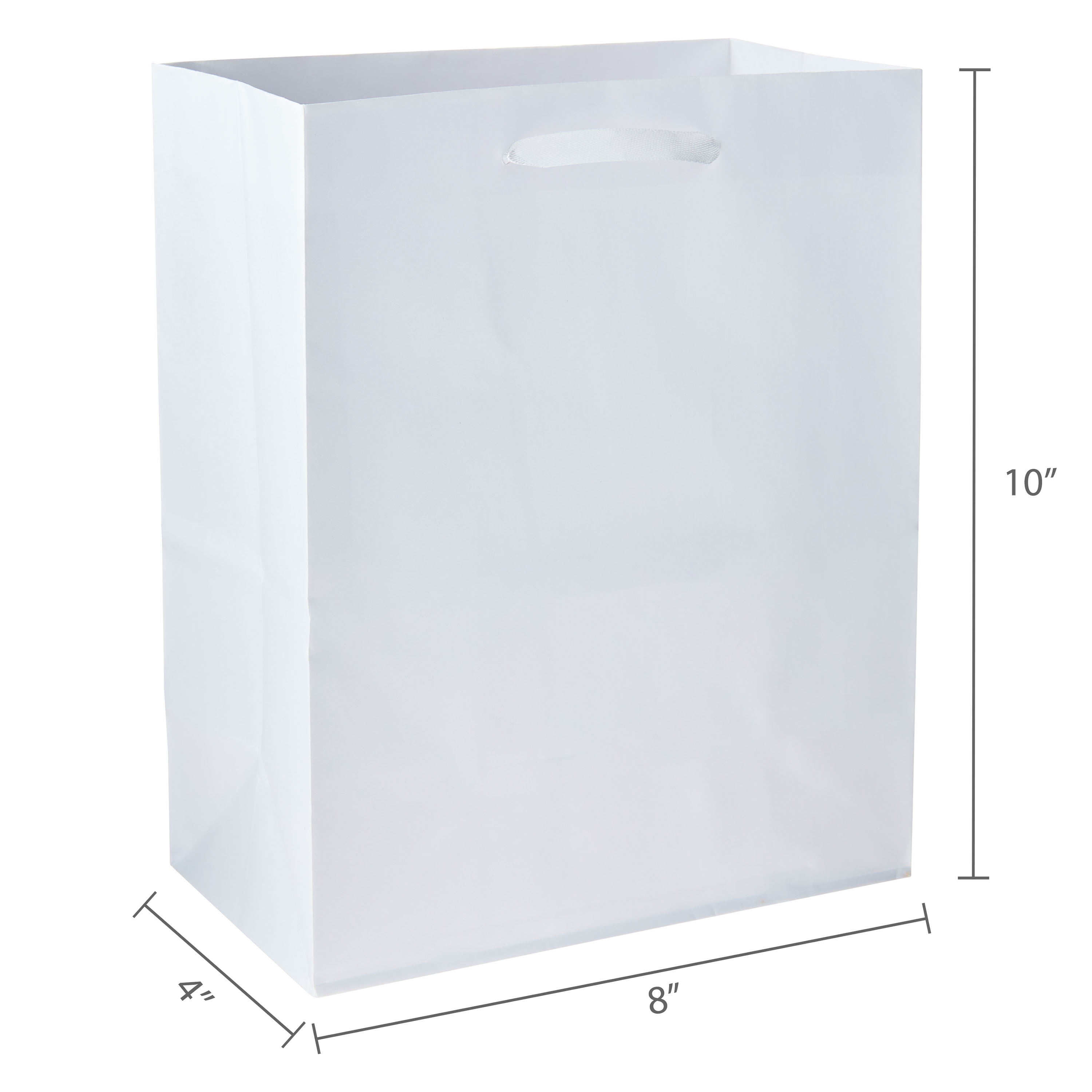 Hello Hobby Large White Paper Bag - 13 Count, Crafting Occasion